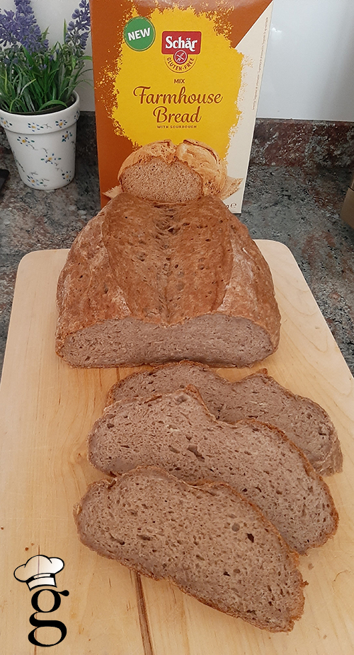 Las recetas de Glutoniana – Pan sin gluten con «Mix Farmhouse Bread» de  Schär